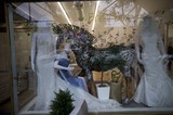 Bridal Box Wedding Dress Shop Window Display
