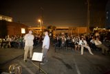 Two Men Addressing the Crowd
