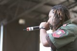 Solo Performance by a Dreadlocked Entertainer