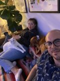 Relaxing with our Furry Friend