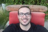 Portrait of a Happy Man in Eyeglasses