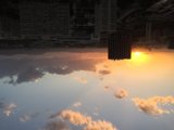 Sunset over the City Skyline