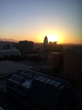 Golden Hour Over Downtown Los Angeles