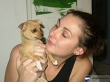 Lady and her Chihuahua Puppy