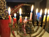 A Festive Hanukkah Menorah