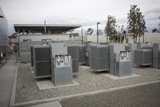 Electrical Boxes in Parking Lot