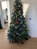 Festive Christmas Tree by the Window