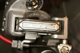 Red Wired Bicycle Brake