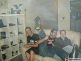 Friends Relaxing on Couch