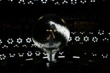 Illuminated Sphere Captivates Night Sky