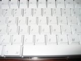 White Keyboard with Number Pad