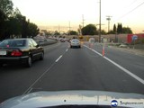 Driving through the City