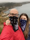 Bandana Clad Couple in Jenner