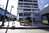 City Landmark: Office Building with a Tall Clock