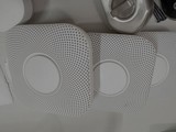 Two White Smoke Detectors in Kitchen Sink