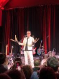 Fred Armisen Rocks the Stage with his Drumming Skills