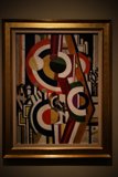 Modern Abstract in a Golden Frame