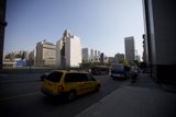 Yellow Taxi Cab in the City