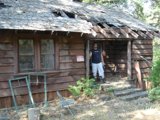 The Log Cabin in the Countryside
