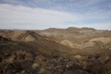 Majestic view of the desert mountains