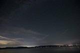Milky Way Over Lake Tahoe at Midnight