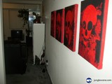 Art-filled Hallway