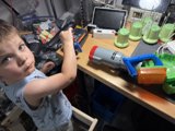 Young Inventor at Work