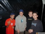 Four Young Men Strike a Pose