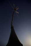 Majestic Windmill in the Open Sky