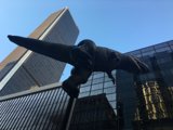 Metropolis Dinosaur Statue