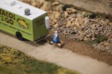 Miniature Taco Truck Diorama at Sacramento Train Museum