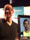 Danny Pudi Telepresence Robot at Community Premiere