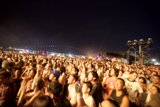 Nighttime Concert Crowd