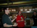 Three Men in a Warehouse
