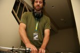 Green Shirt Deejay in Action