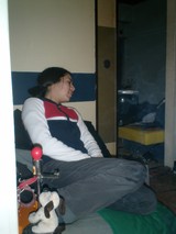 Relaxing on the Ebisu Couch