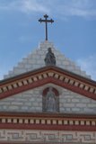 Cross on Top of Monastery Building
