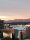The Walt Disney Hall Comes Alive at Sunset