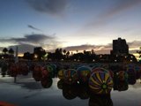 Sunset Spheres in the City