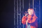 Pink-haired Songstress Lights Up Coachella Stage