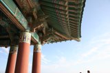 Under the Pillars of an Ancient Building