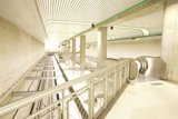 Industrial Handrail in a Housing Building