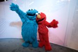 Sesame Street Stuffed Animals Strike a Pose