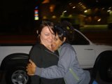Two Women Embrace