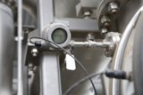 Digital Display on Metal Pipe