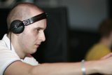 Party Vibes with Headphones