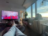 Cozy Living Room Entertainment