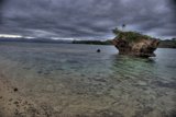 Majestic Rock Formation in the Pacific Ocean
