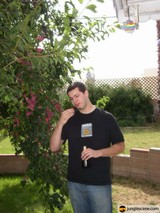 A Refreshing Snack in the Backyard