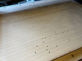Organic Plywood with Unique Design Holes